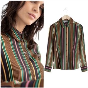 & Other Stories Striped Blouse